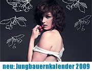 Der Jungbauernkalender 2009 wurde im Oktober 2008 vorgestellt (Foto: Jungbauernkalender)